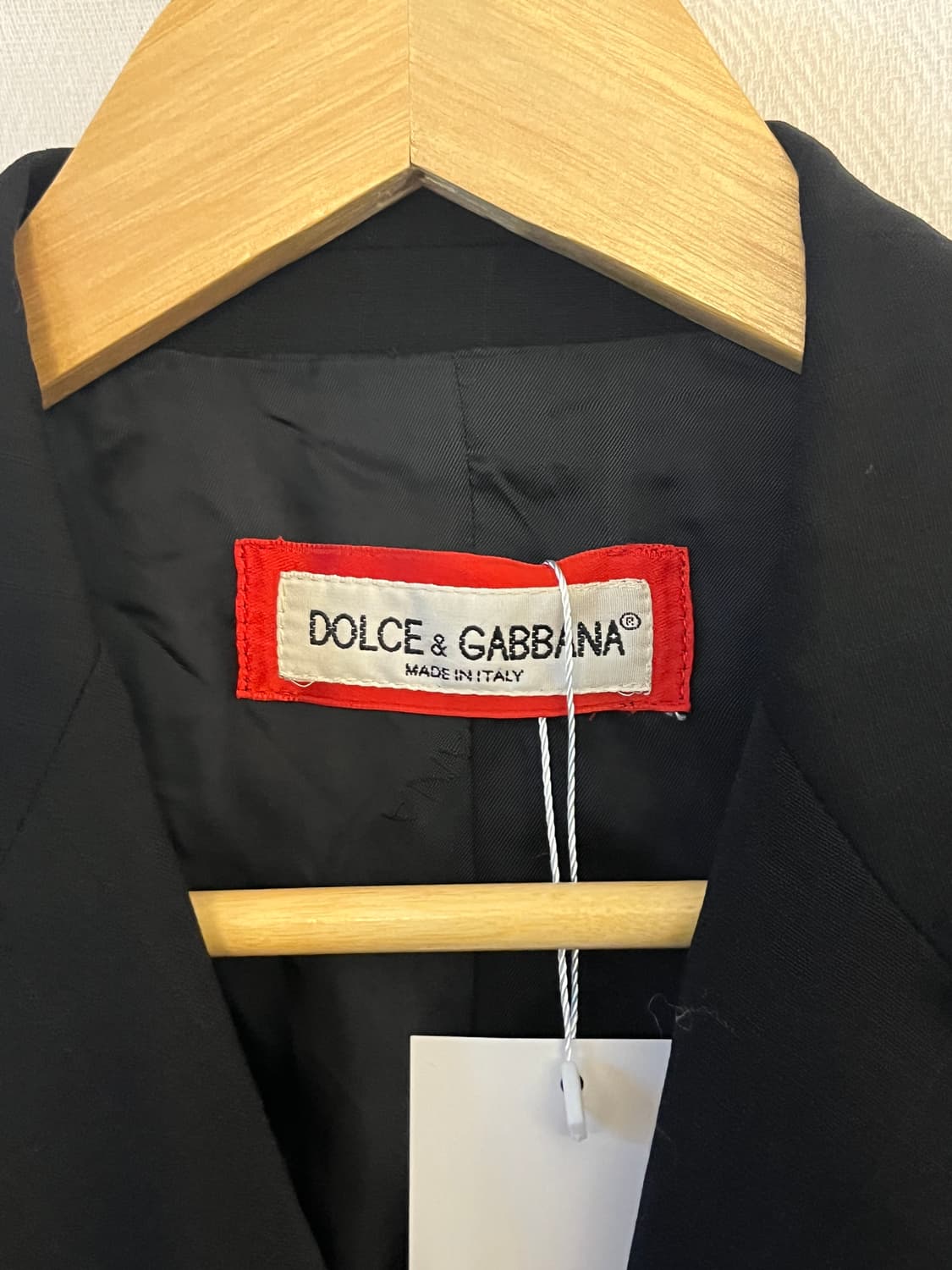 90s 돌체앤가바나 핀스트라이프 롱코트 상품이미지4