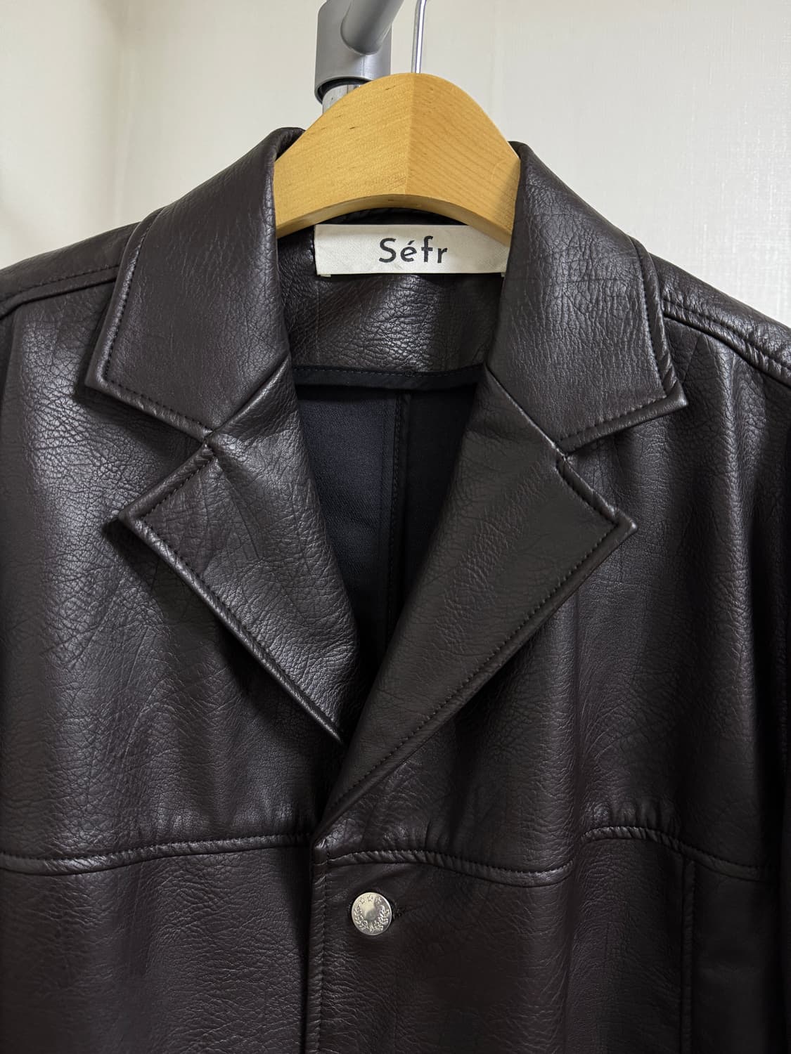 sefr 세퍼 레더자켓 브라운 상품이미지5
