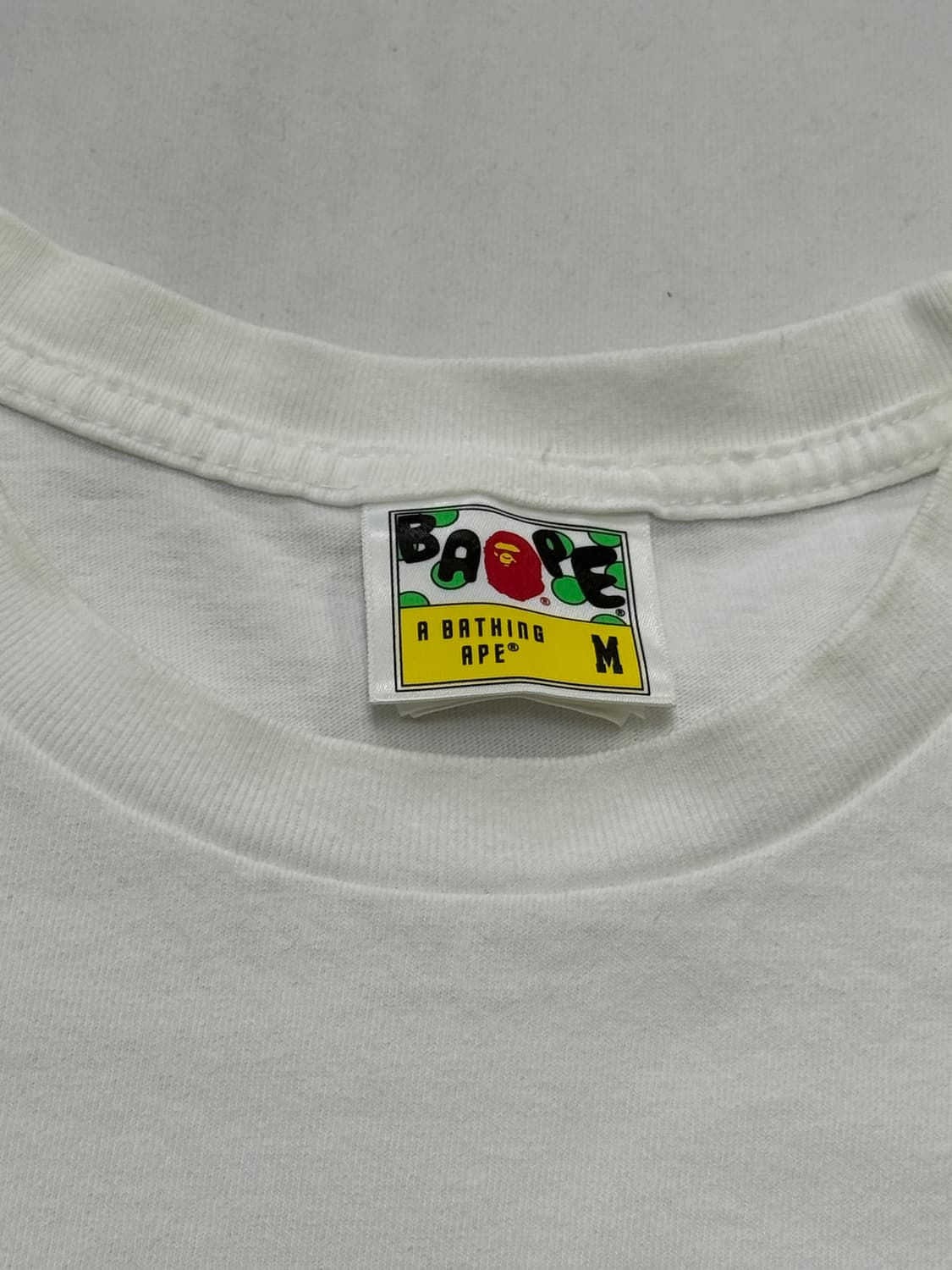 베이프 재패니즈 모티프 티셔츠 화이트 M 반팔 상품이미지5