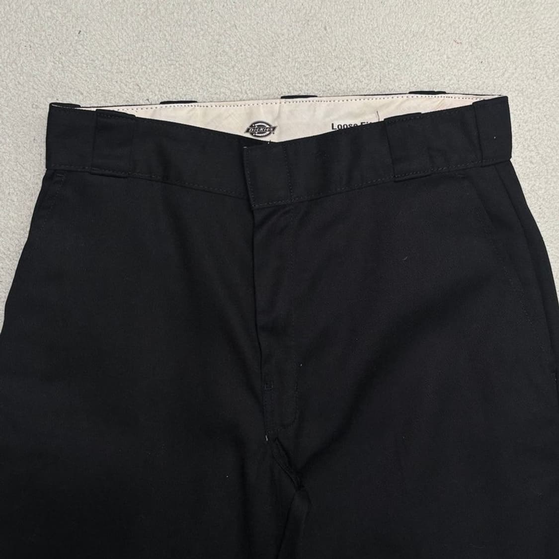 DICKIES 루즈핏 워크팬츠 블랙 W30/L32 상품이미지2