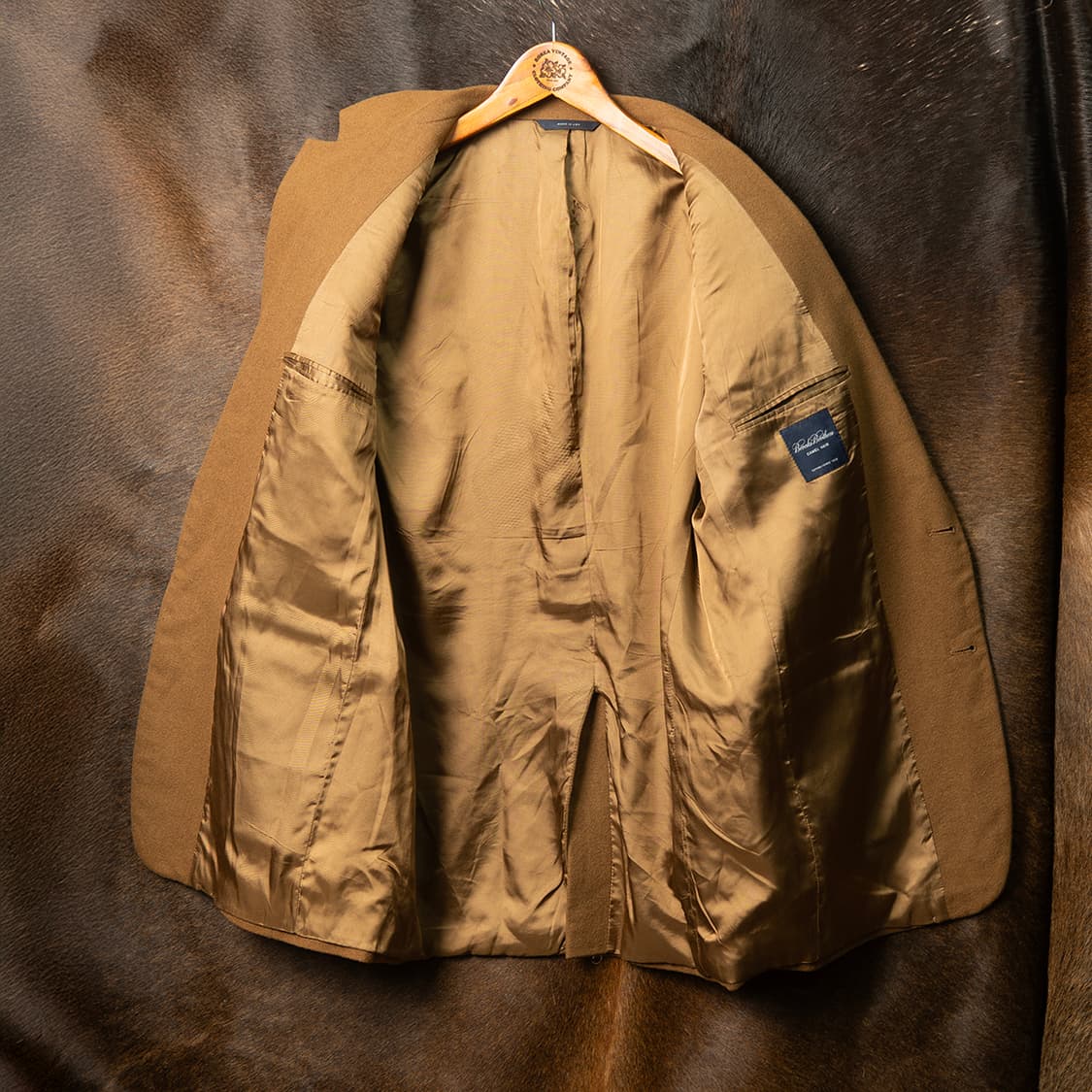 [115] 90s 브룩스브라더스 USA 메이드 카멜헤어 헤링본 블레이져 상품이미지10