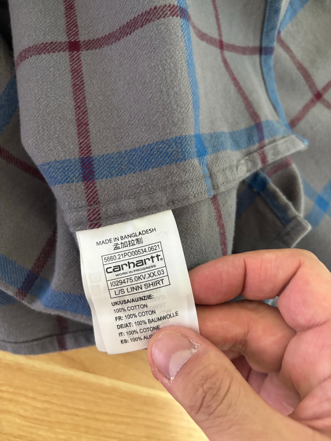 칼하트 LINN 집업 오버셔츠 (L) 상품이미지5