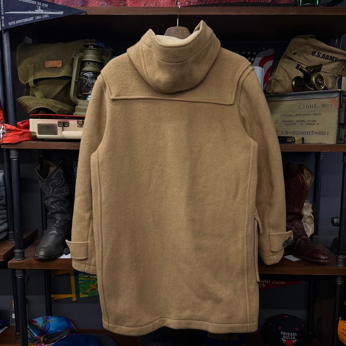 80s Gloverall 글로버올 더플코트 떡볶이 코트 XL 상품이미지2