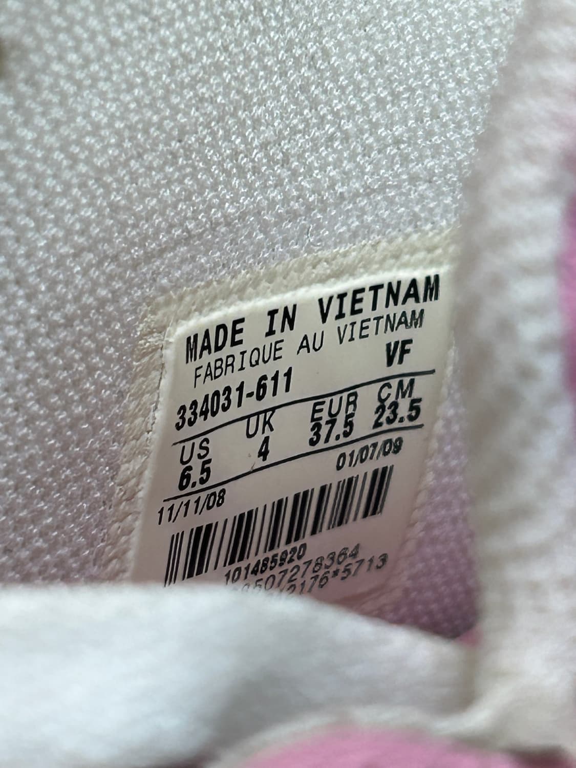 레어 상품 나이키 에어포스1 하이 핑크 플라워 벚꽃 235 상품이미지7