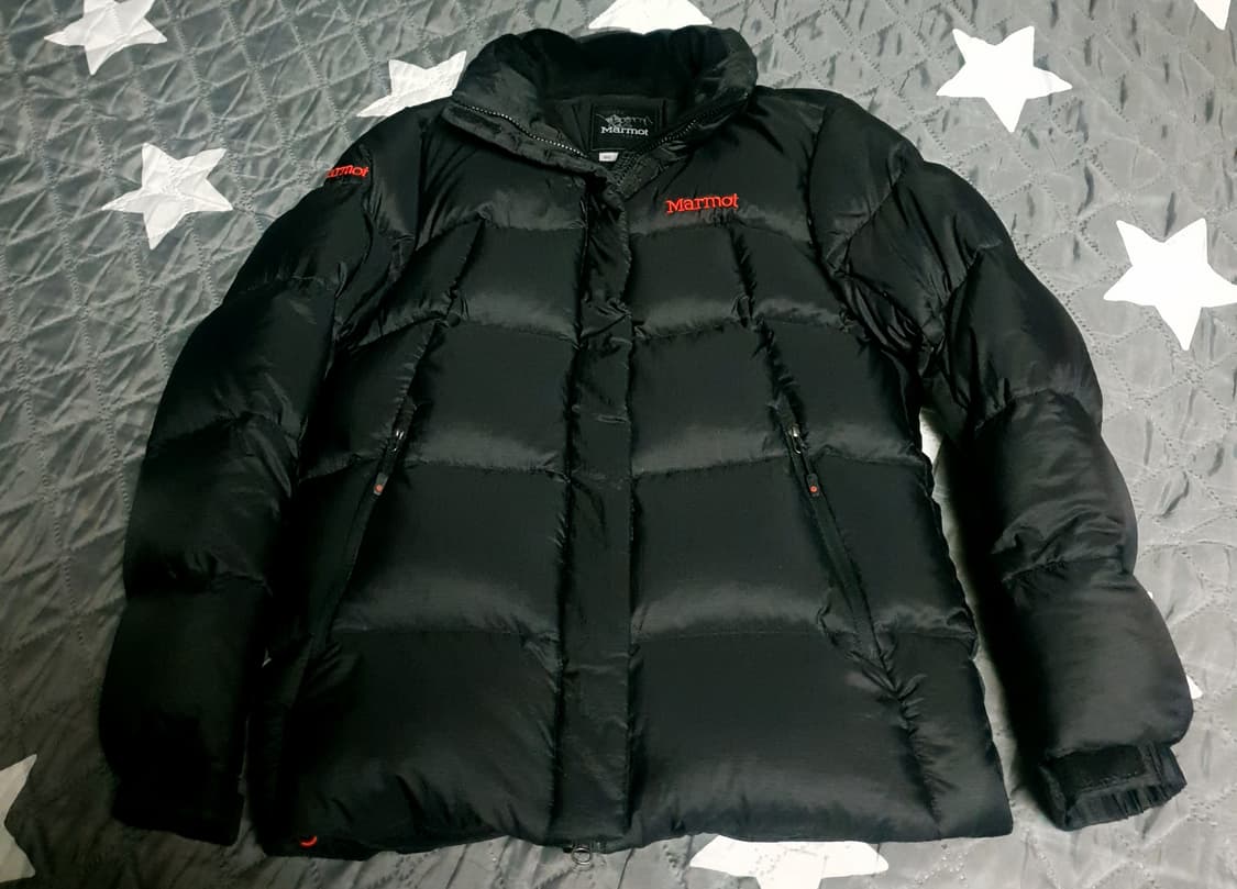 MARMOT 마모트 구스다운 나일론 숏패딩 블랙 (90) 상품이미지1