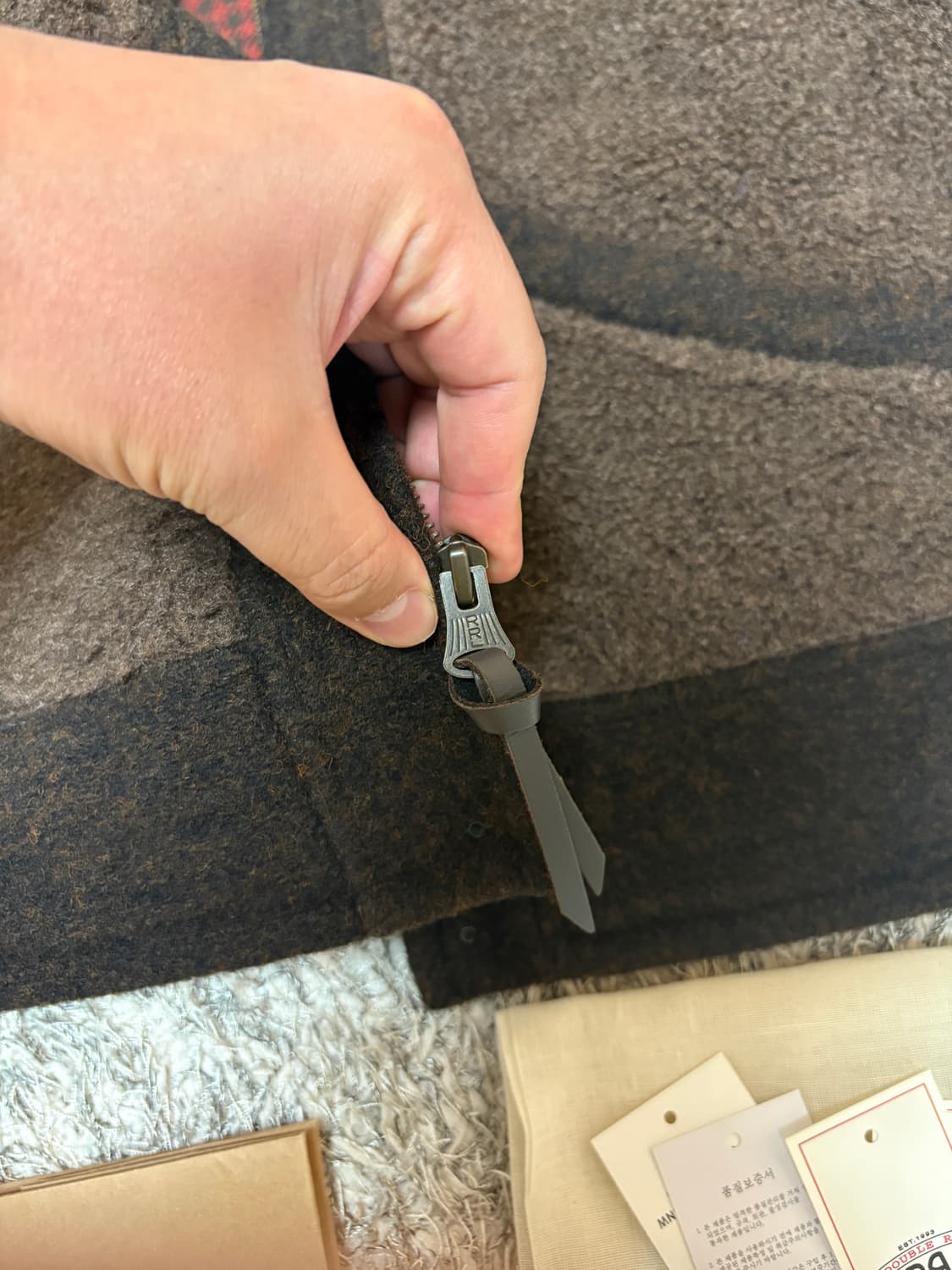 rrl 더블알엘 그리즐리 플리스 자켓 L 상품이미지4