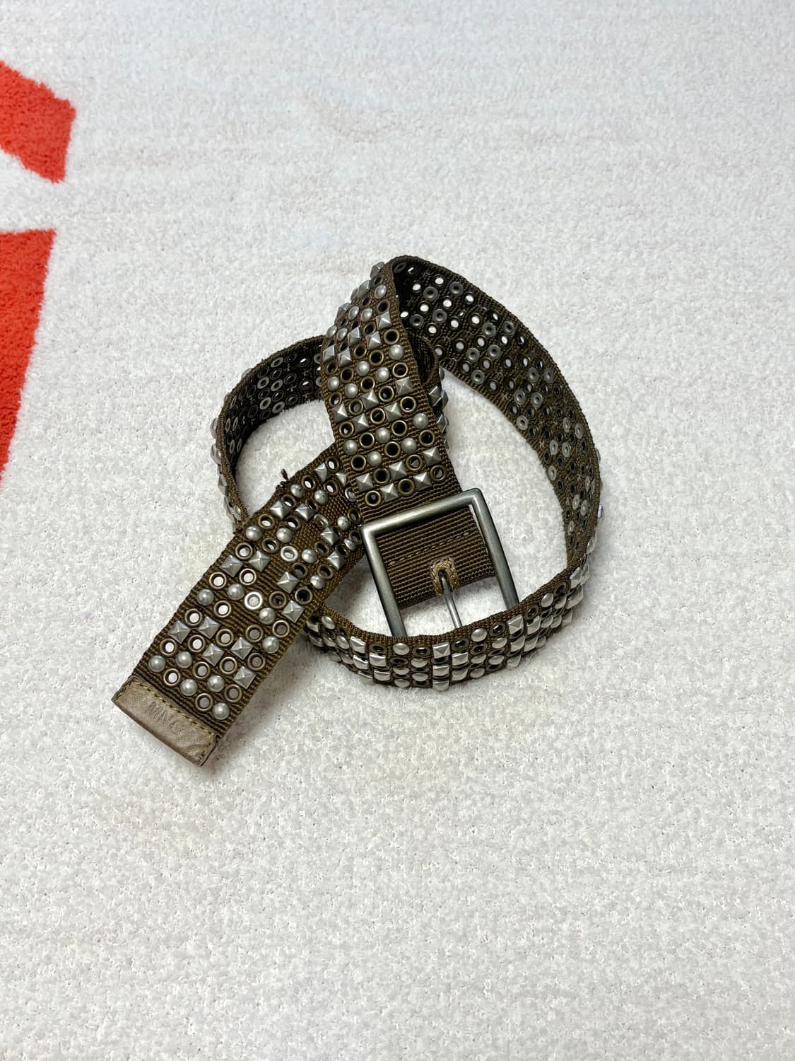 브라운 징 빈티지 벨트  상품이미지1