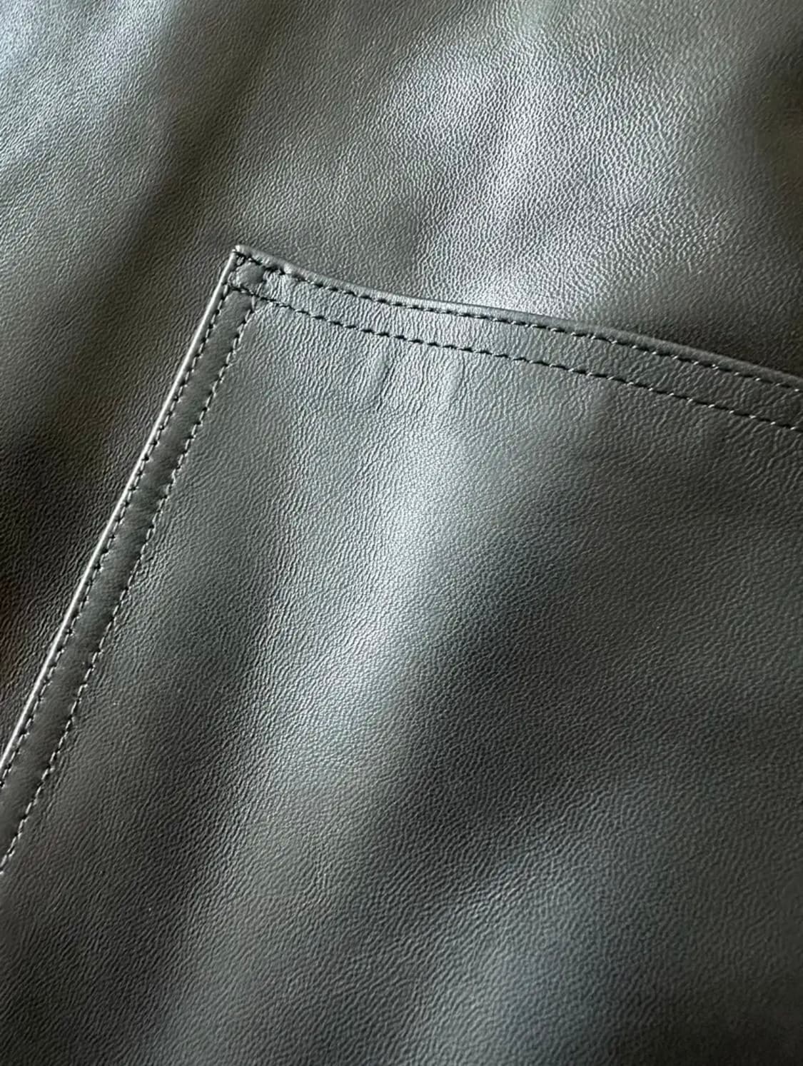 [2] 코모리 레더 워크 자켓 상품이미지8