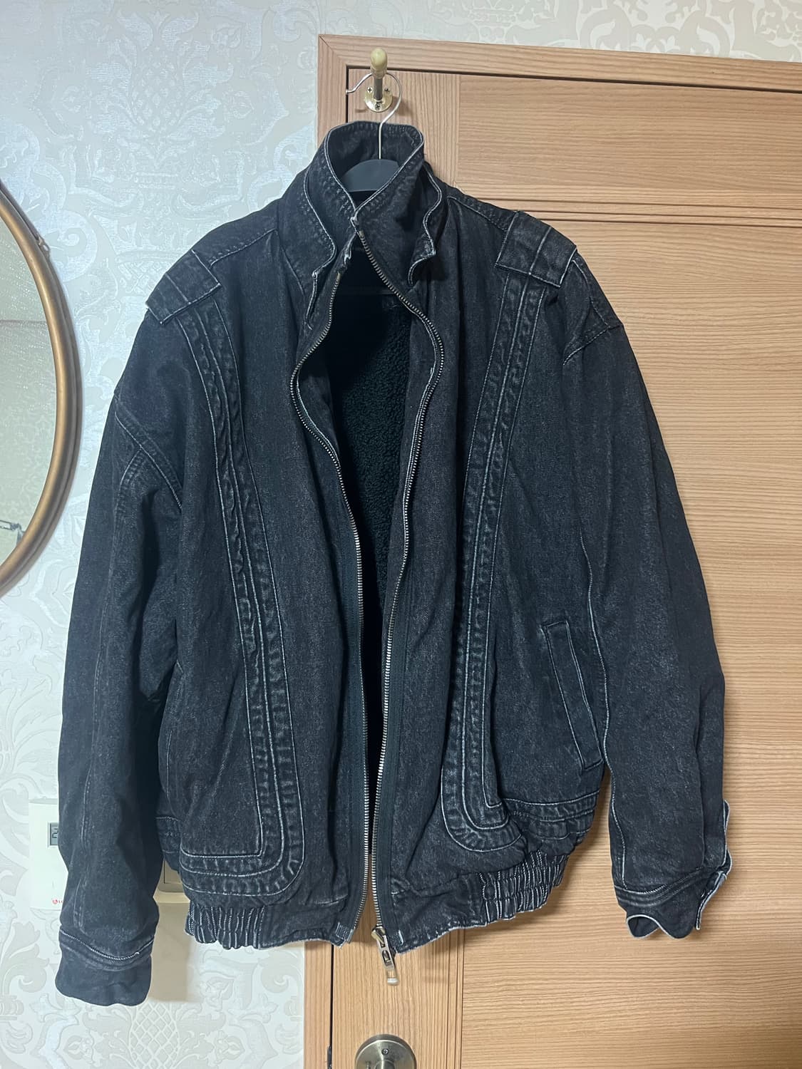 메종미네드 데님 셰르파 자켓 L 상품이미지1