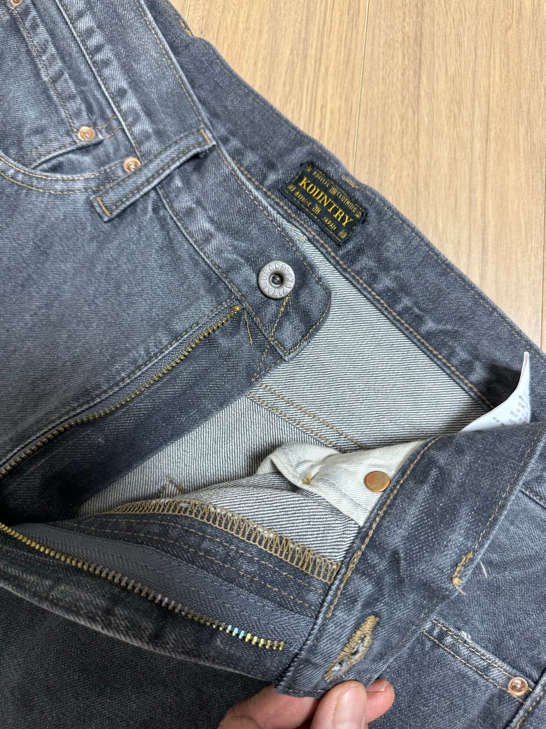 캐피탈 본 데님 쇼츠 38 새상품 상품이미지3