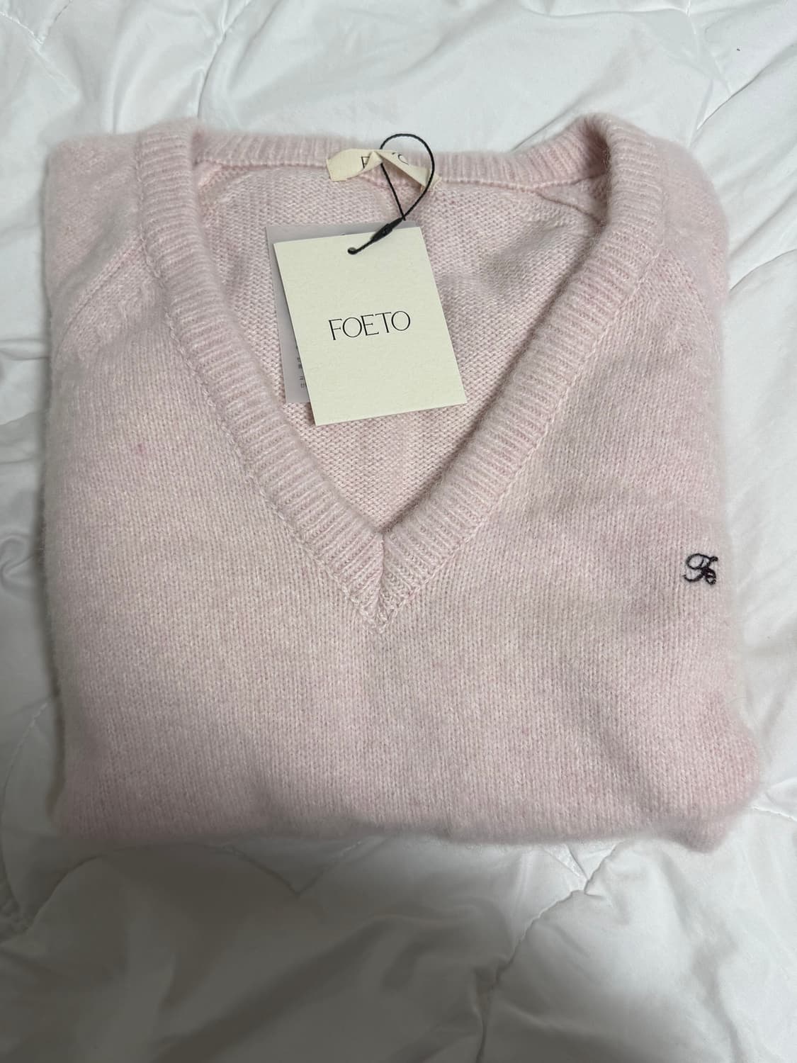 (새상품/택o) 포에토 foeto blur brush knit 상품이미지3