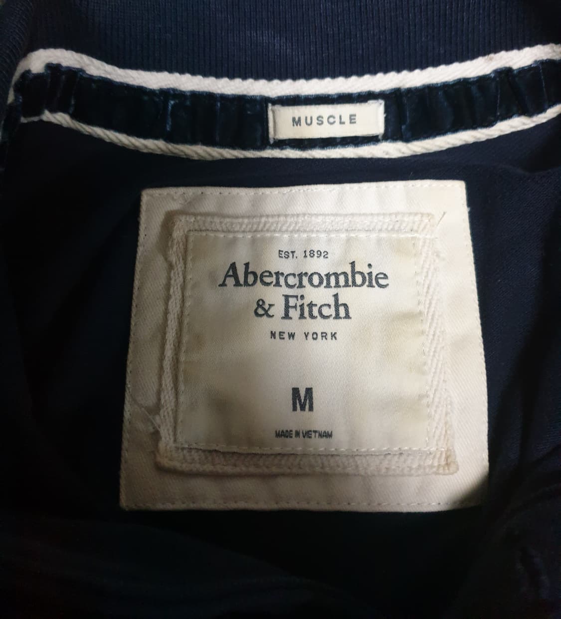 아베크롬비 머슬핏 반팔 카라티 (M) 상품이미지3