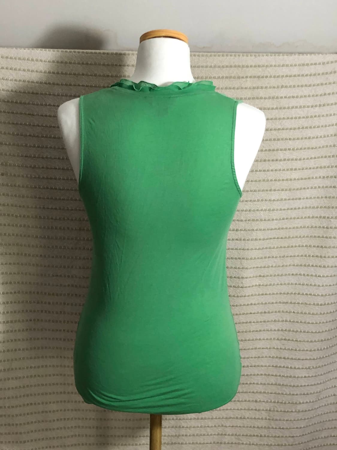 바나나리퍼블릭 그린 코튼 민소매 티셔츠 모리걸 레이어드 나시 상품이미지3