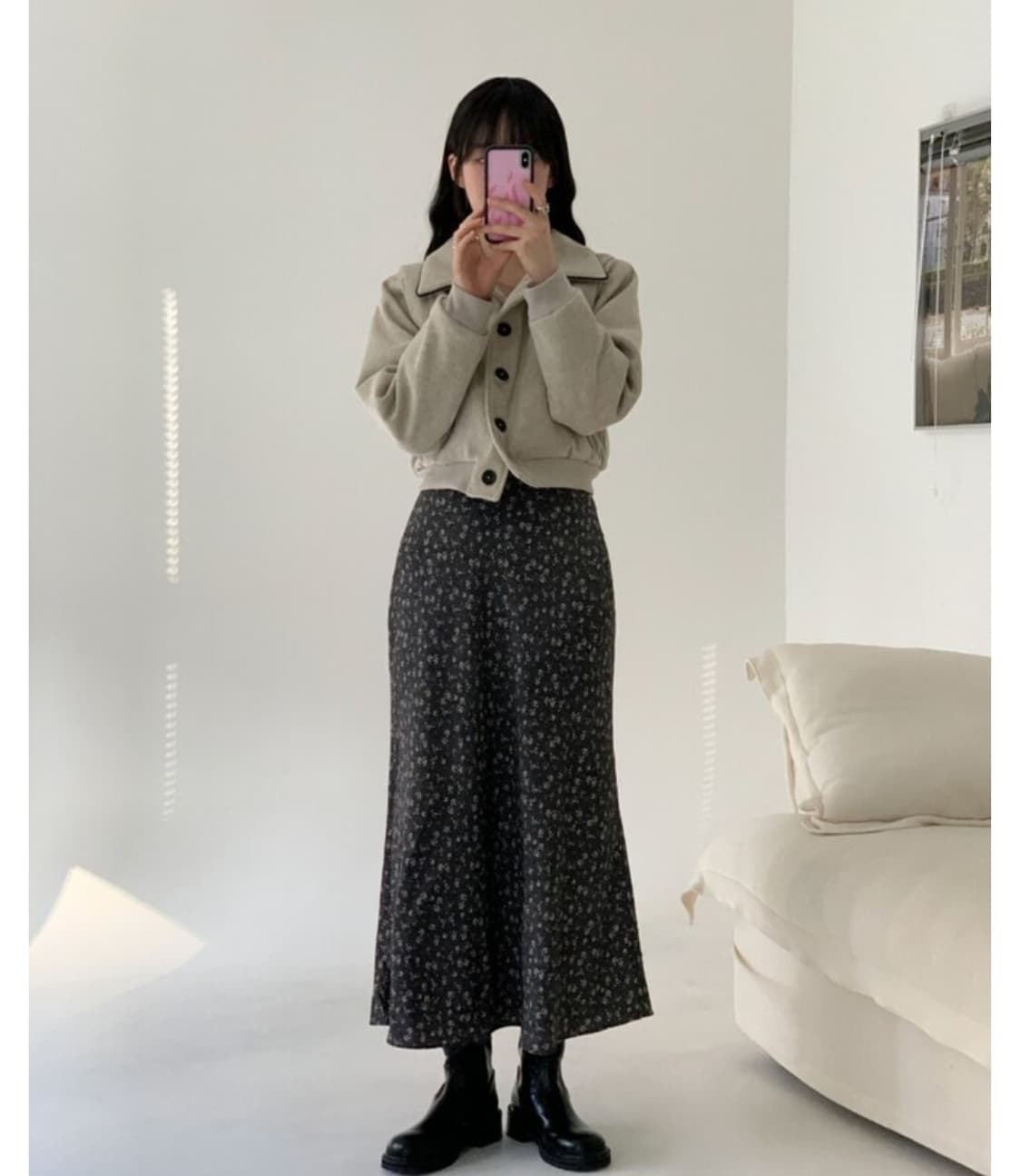 루루서울 Feel Pretty Flower Dress
블랙  상품이미지3