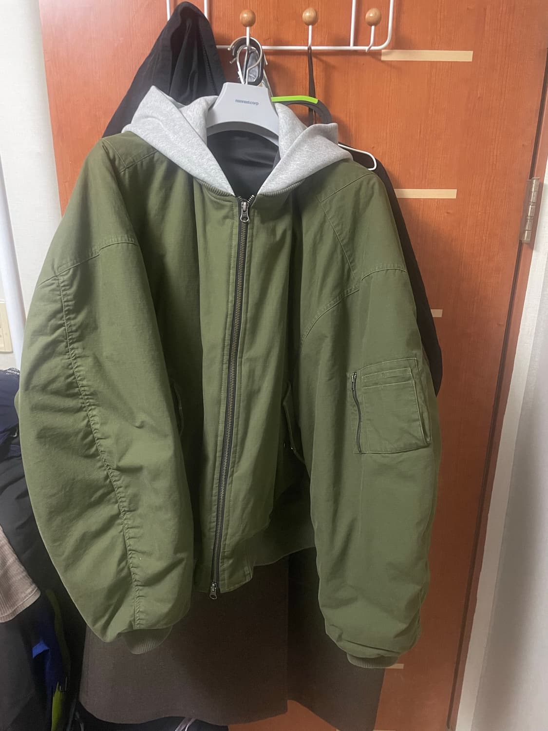 논노드 립스탑 후디드 봄버 상품이미지1