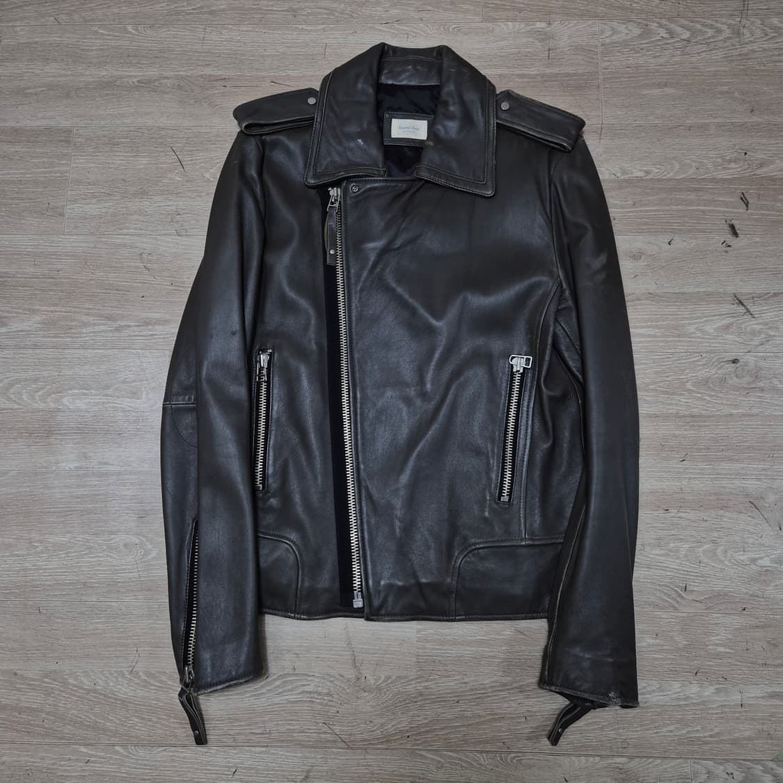 비욘드클로젯 더블 라이더 레더 가죽자켓 M/L 상품이미지1