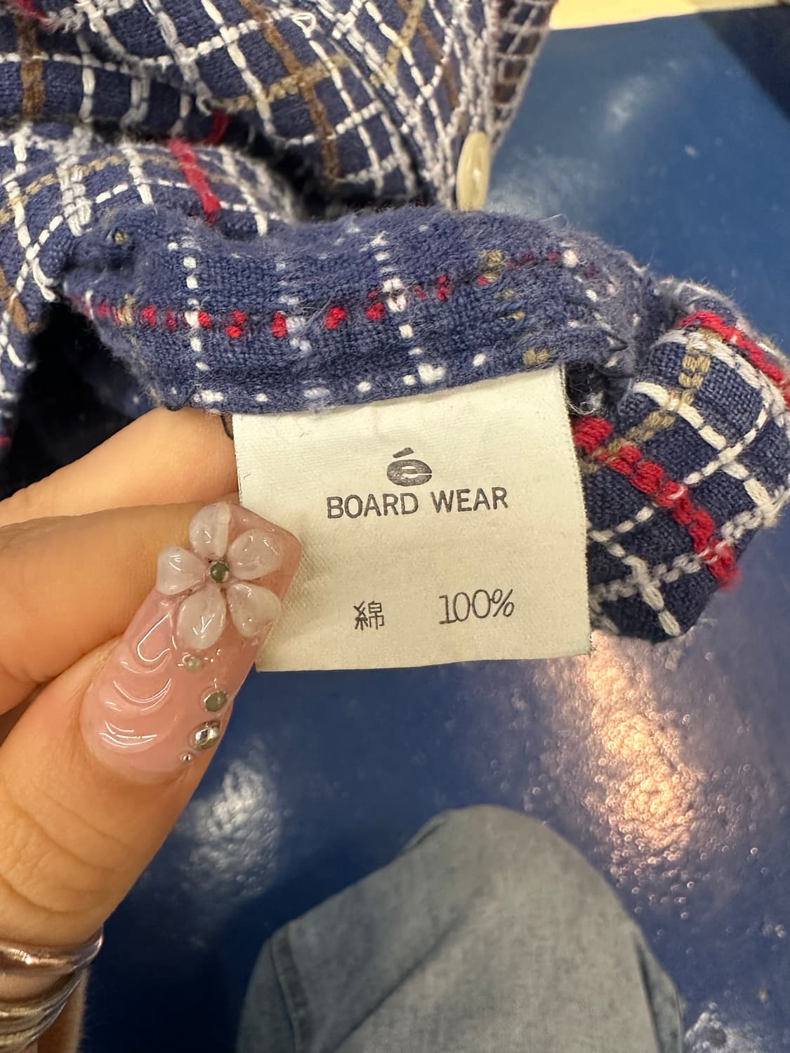 India 보드웨어 스티치 체크셔츠 상품이미지7