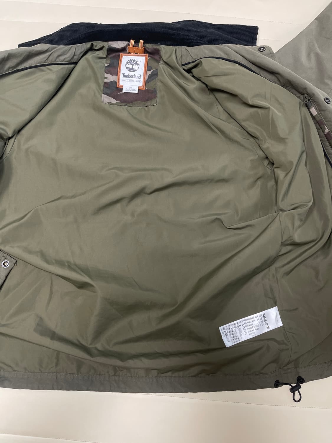 팀버랜드 카키 컬러 빈티지 초어재킷 상품이미지4