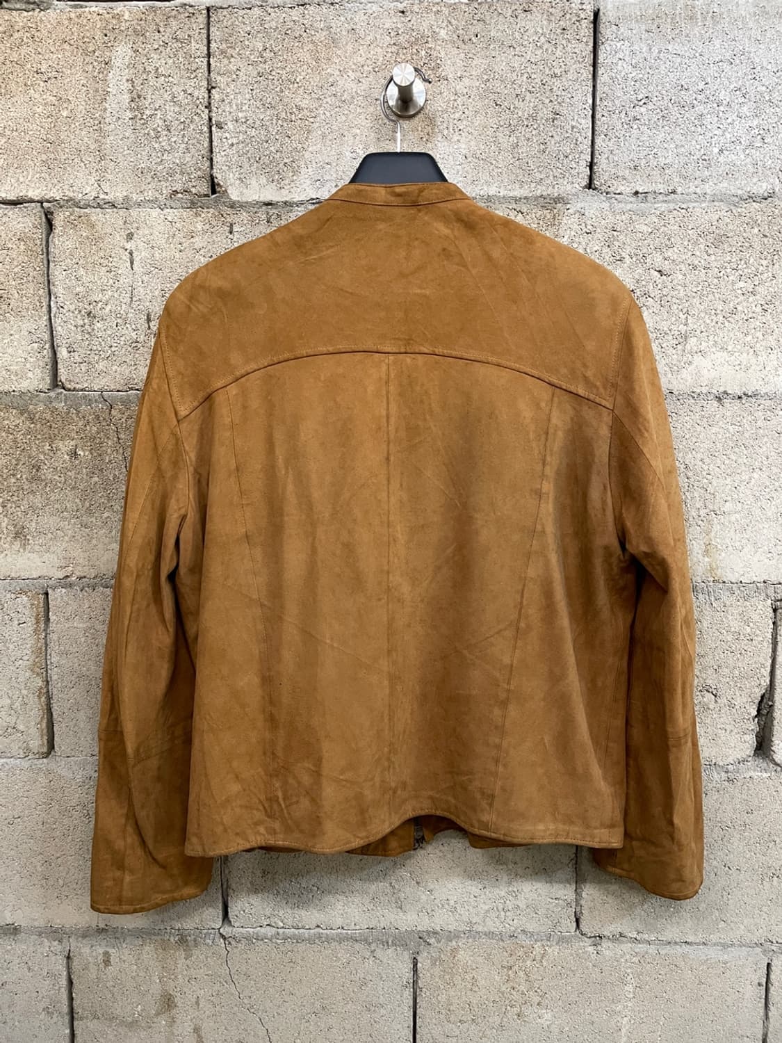 지방시 카멜 스웨이드 레더 자켓 상품이미지5