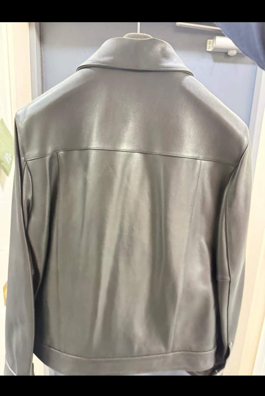 무신사 스탠다드 레더 램스킨 트러커 자켓 블랙 L 상품이미지2