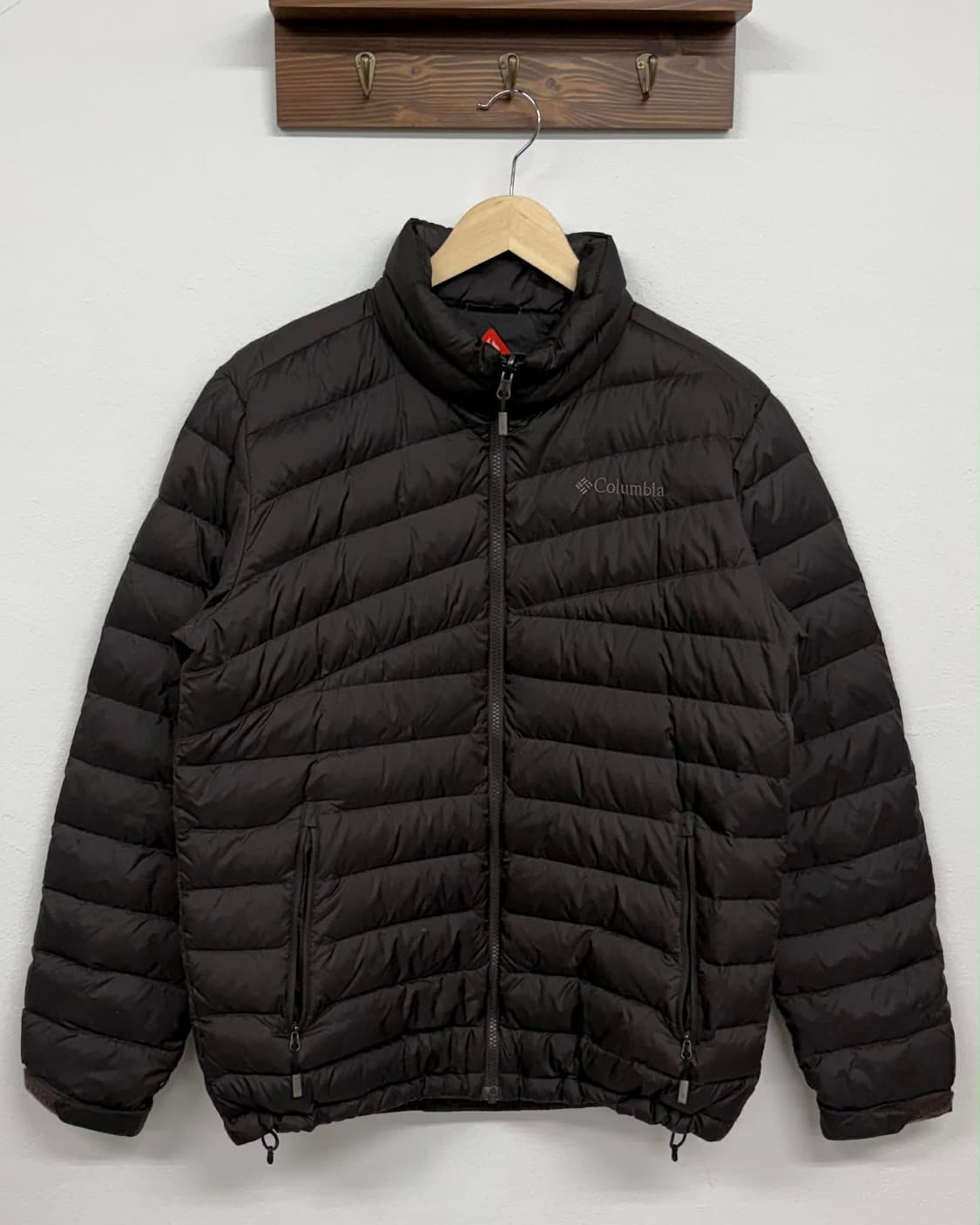 [L] 컬럼비아 모카 브라운 덕다운 자켓 상품이미지1
