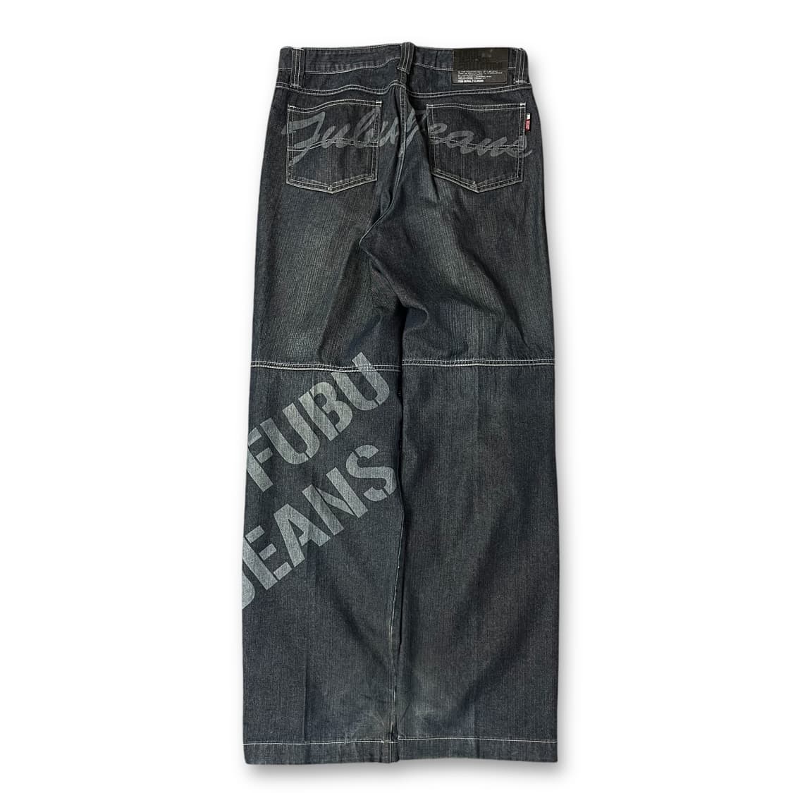 (32) 후부 올드스쿨 쿨프린팅 데님 팬츠 상품이미지2