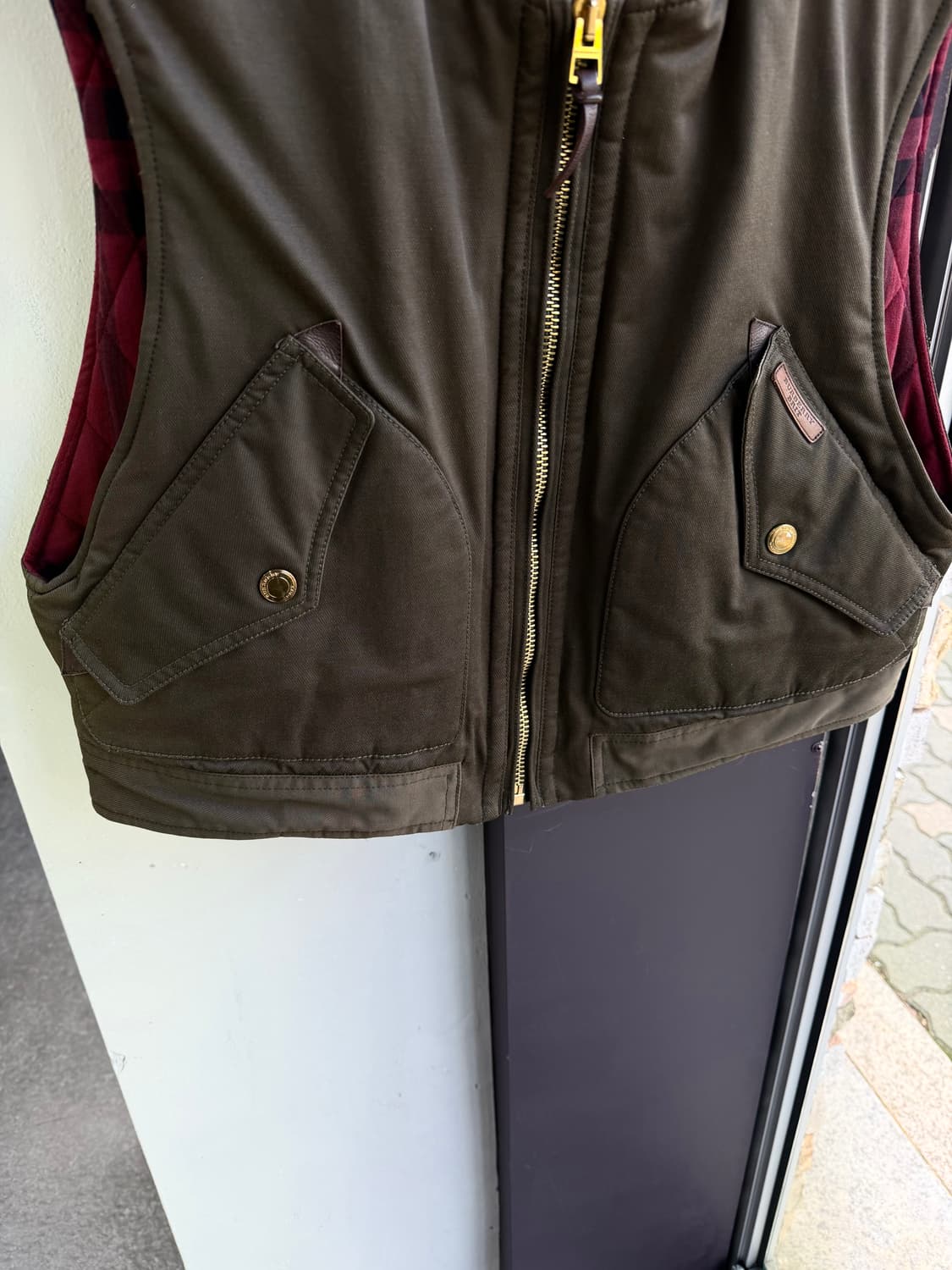 55/ 버버리 브릿 견장 패딩 베스트 자켓 상품이미지4