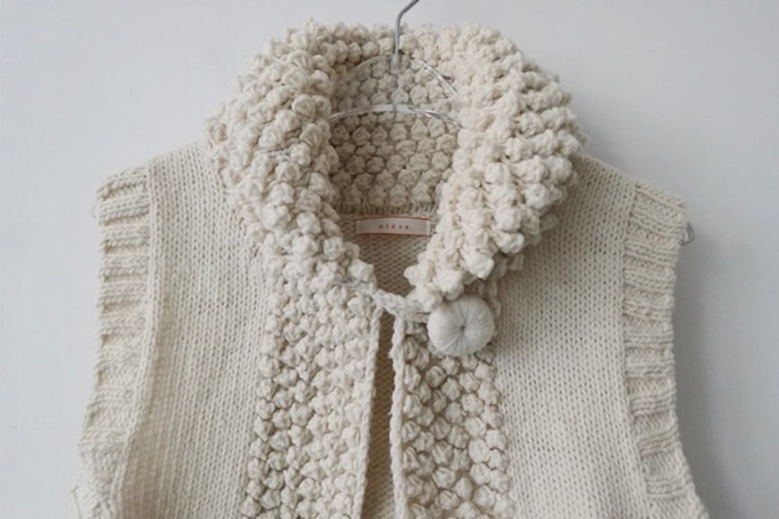 Vintage knitted vest 상품이미지2