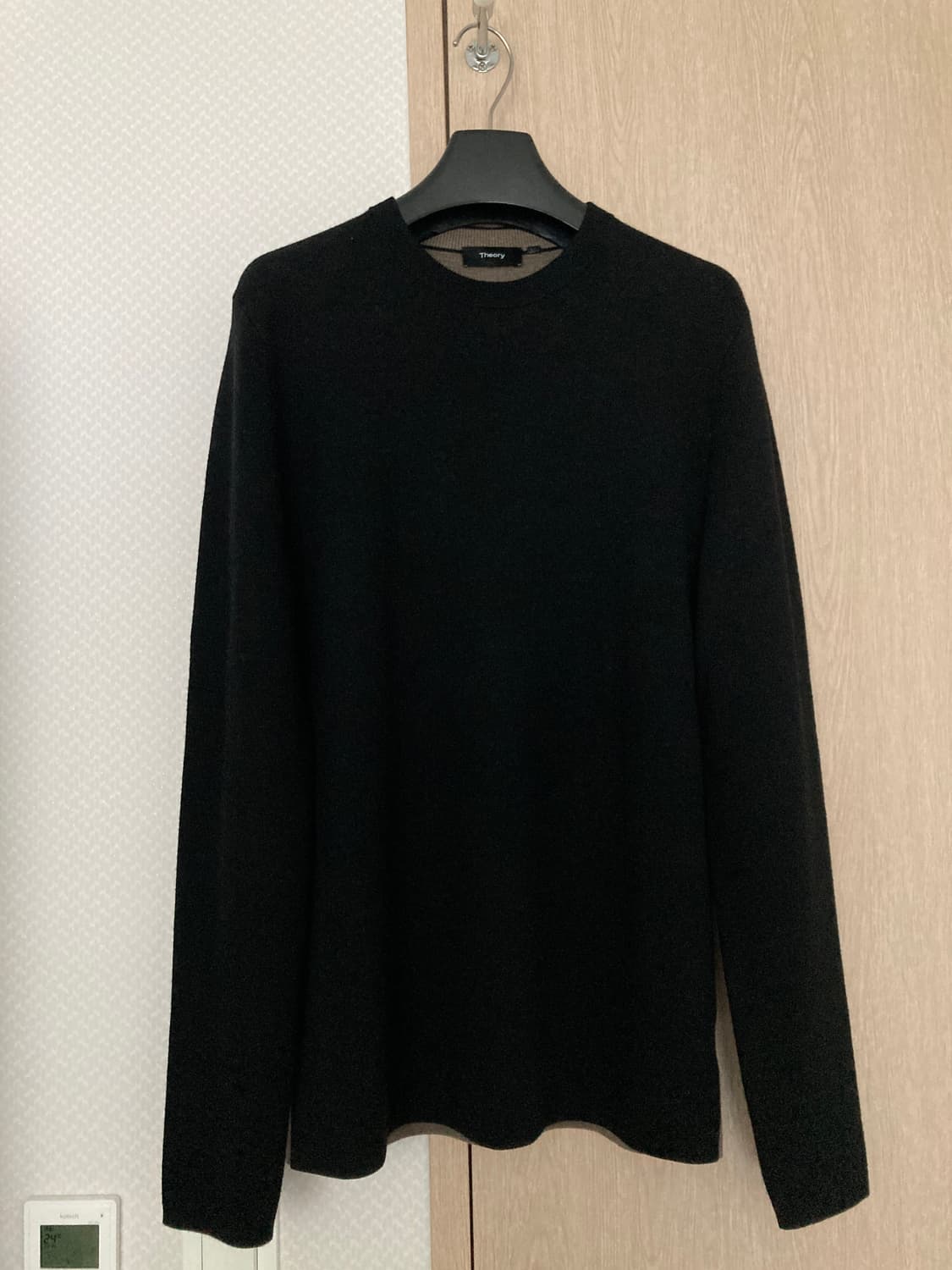 띠어리 검정색 더블페이스 울 니트 M 상품이미지1