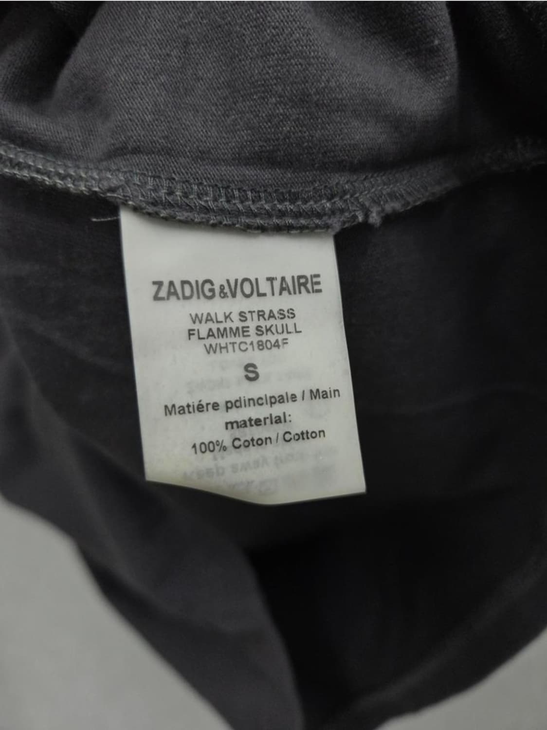 여성 S 쟈딕앤볼테르 큐빅 반팔 상품이미지6