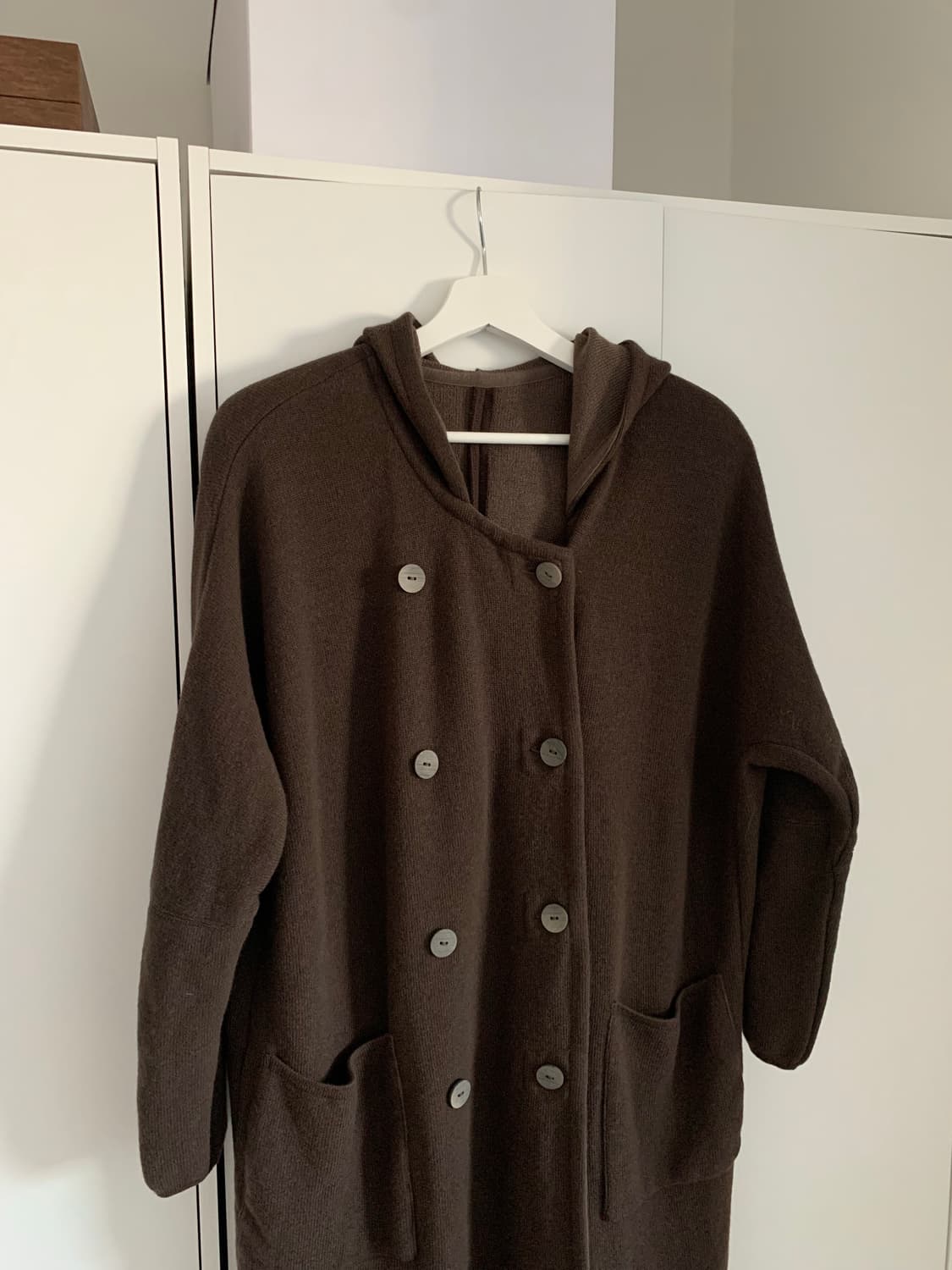 브라운 니트 코트 상품이미지2