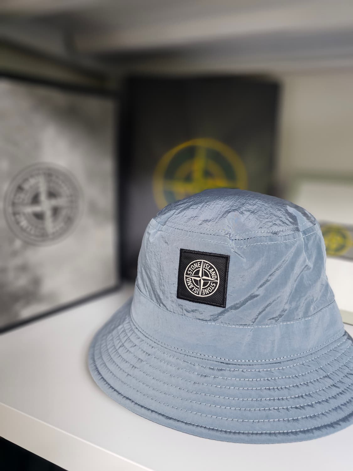 스톤아일랜드 나일론 메탈 버킷햇 (새상품) 상품이미지5