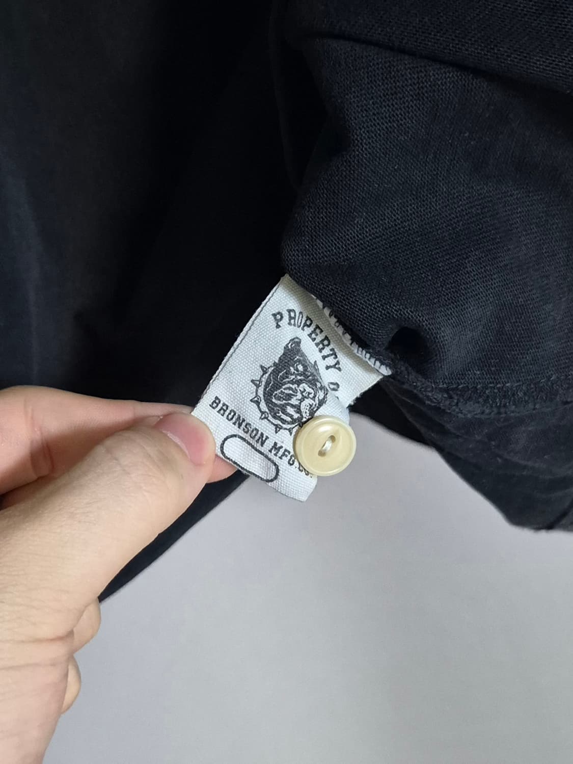 브론슨 헨리넥 티셔츠 블랙 XL 상품이미지4