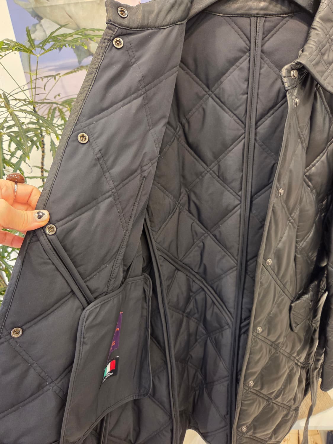 LBL 양가죽 퀼팅 (구스) 코트 상품이미지8