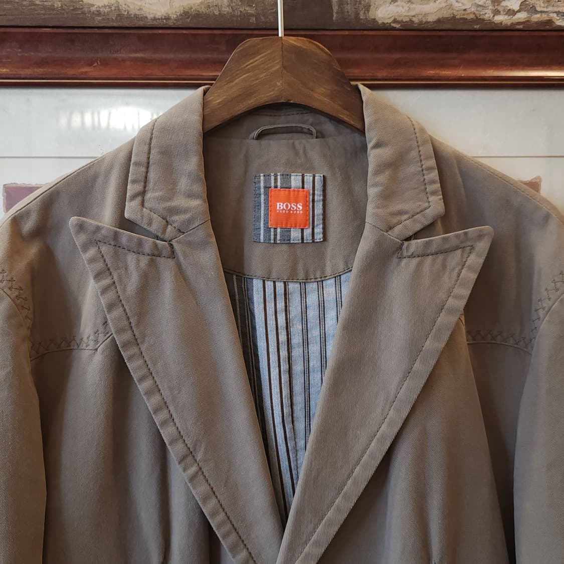 보스 휴고보스 선인장 자수 웨스턴 블레이져 자켓 50 상품이미지4