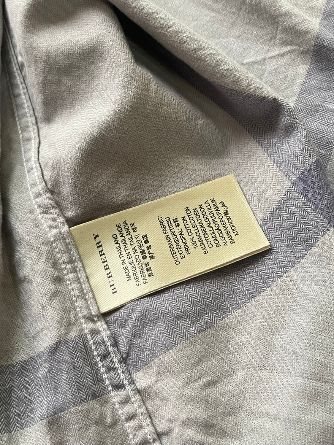 [정품] 버버리 브릿 셔츠 자이언트 체크 셔츠 상품이미지6