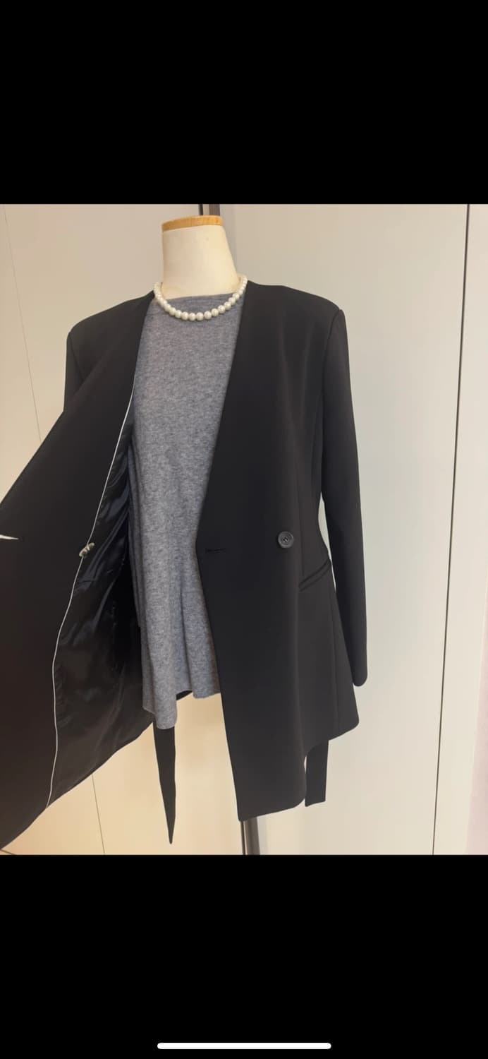 무료배송) 택채새옷- 프리미엄 썸제이 SSUMJ 블랙자켓 / 블랙마이 상품이미지4