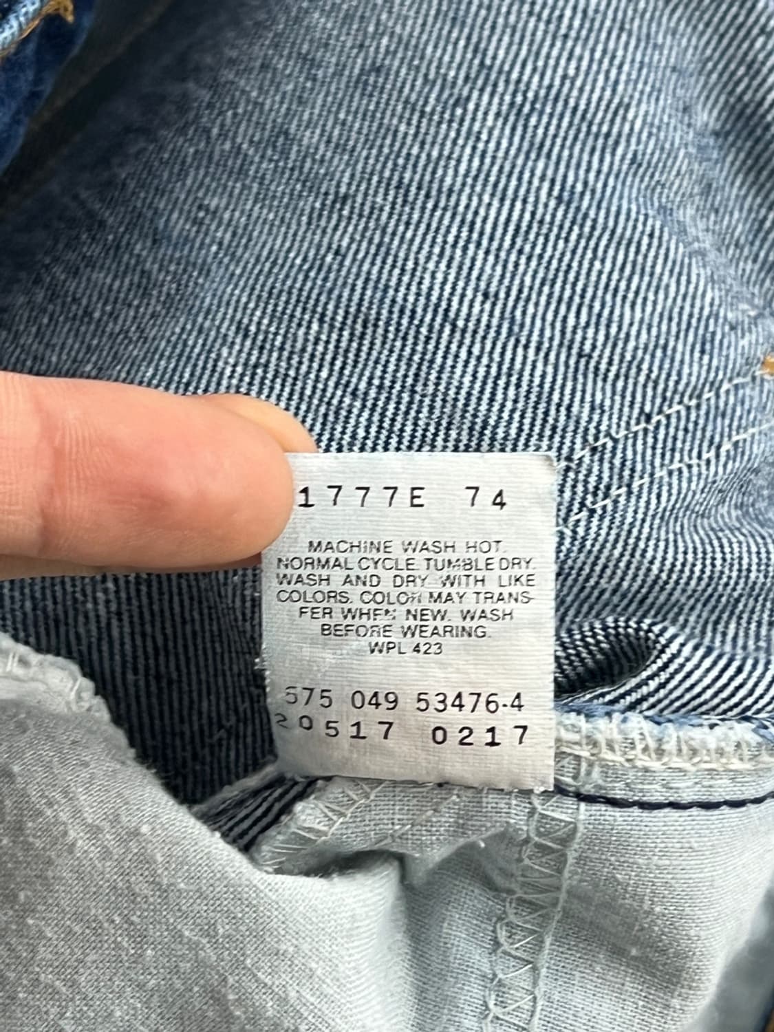 리바이스 80s 517 오렌지 탭 데님 팬츠 / 37 x 34 상품이미지9