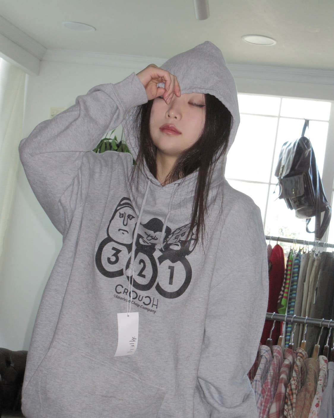 321 그레이 후드티  상품이미지7