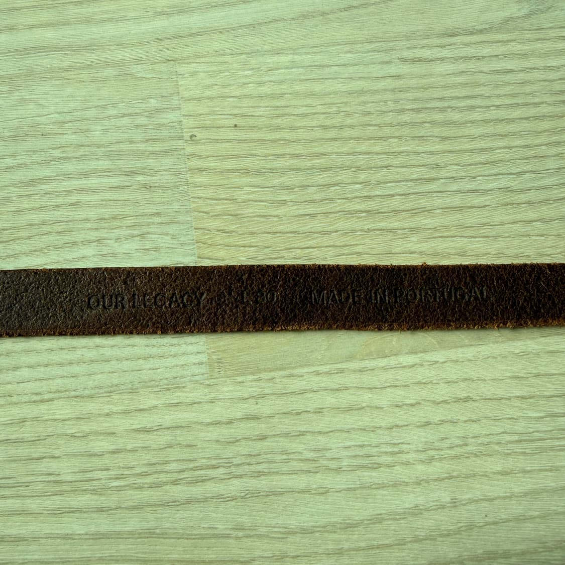 아워레가시 벨트 2cm 레더 브라운 상품이미지4