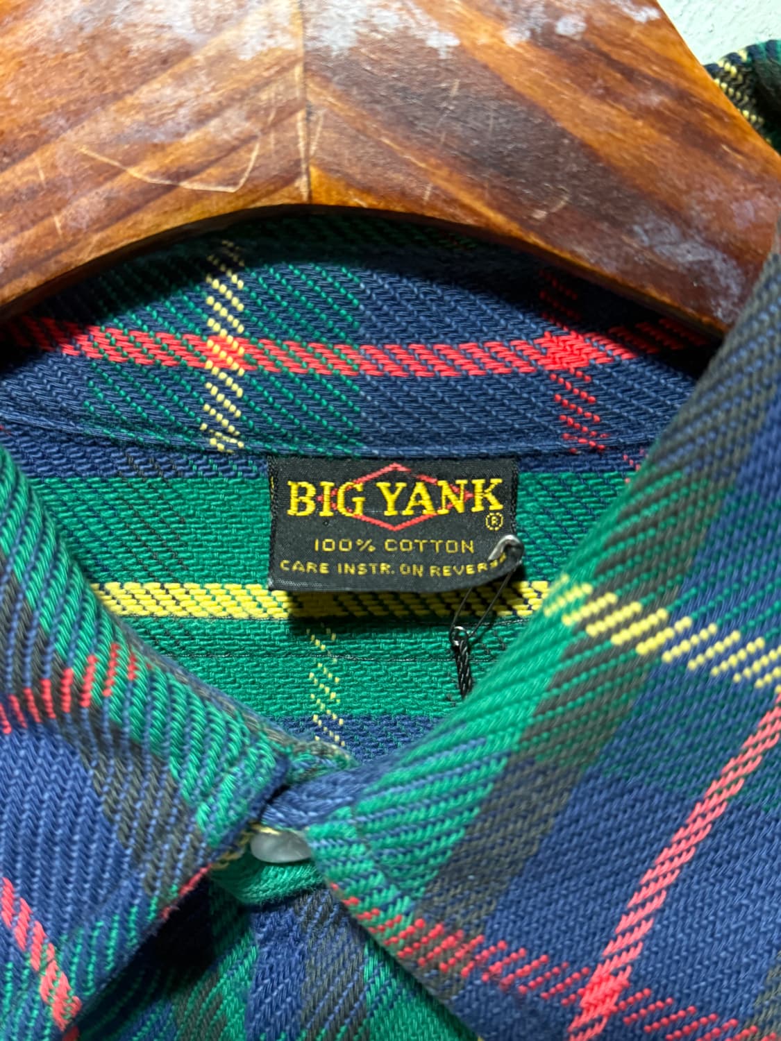 BIG YANK 빅얀크 70년대 더블 포켓 플란넬 타탄체크 셔츠 상품이미지3