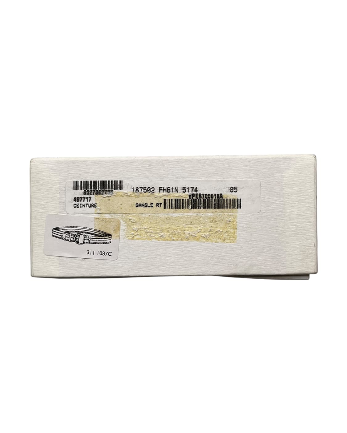 발렌시아가 by 니콜라 게스키에르 07AW 퍼플 캔버스 벨트 상품이미지10