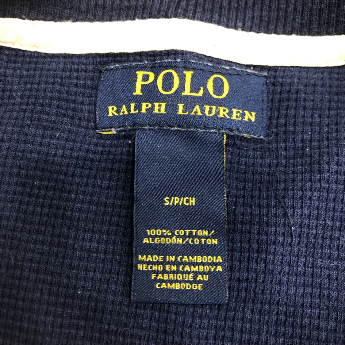 폴로 랄프로렌 와플 롱슬리브 긴팔 티셔츠 상품이미지4