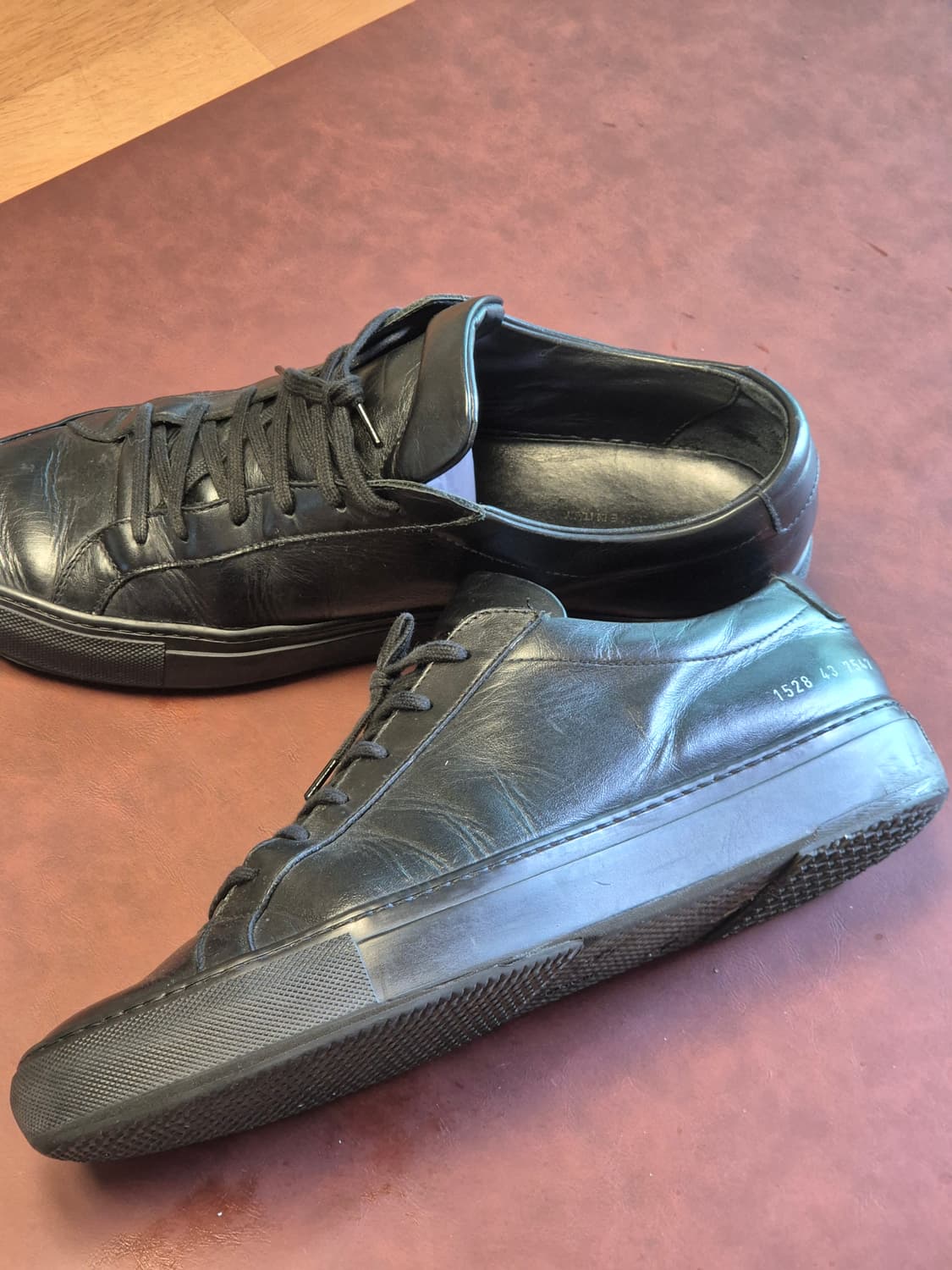 바닥보강/정품 커먼프로젝트 스니커즈 275-280(43) 상품이미지5