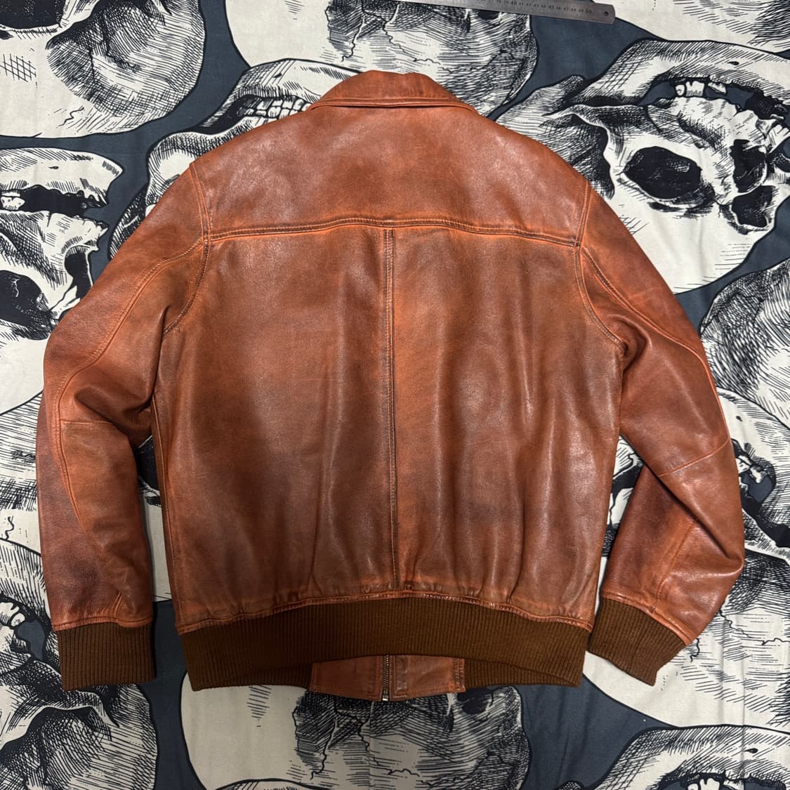 슈페리어 레더 봄버자켓 L사이즈 상품이미지6