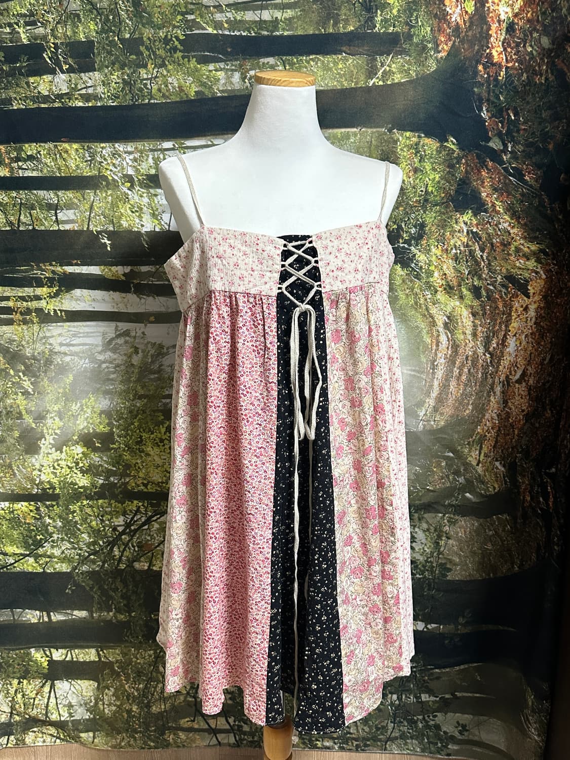 일본 katie 케이티 잔꽃 패치워크 패치 원피스 모리 모리걸  상품이미지1