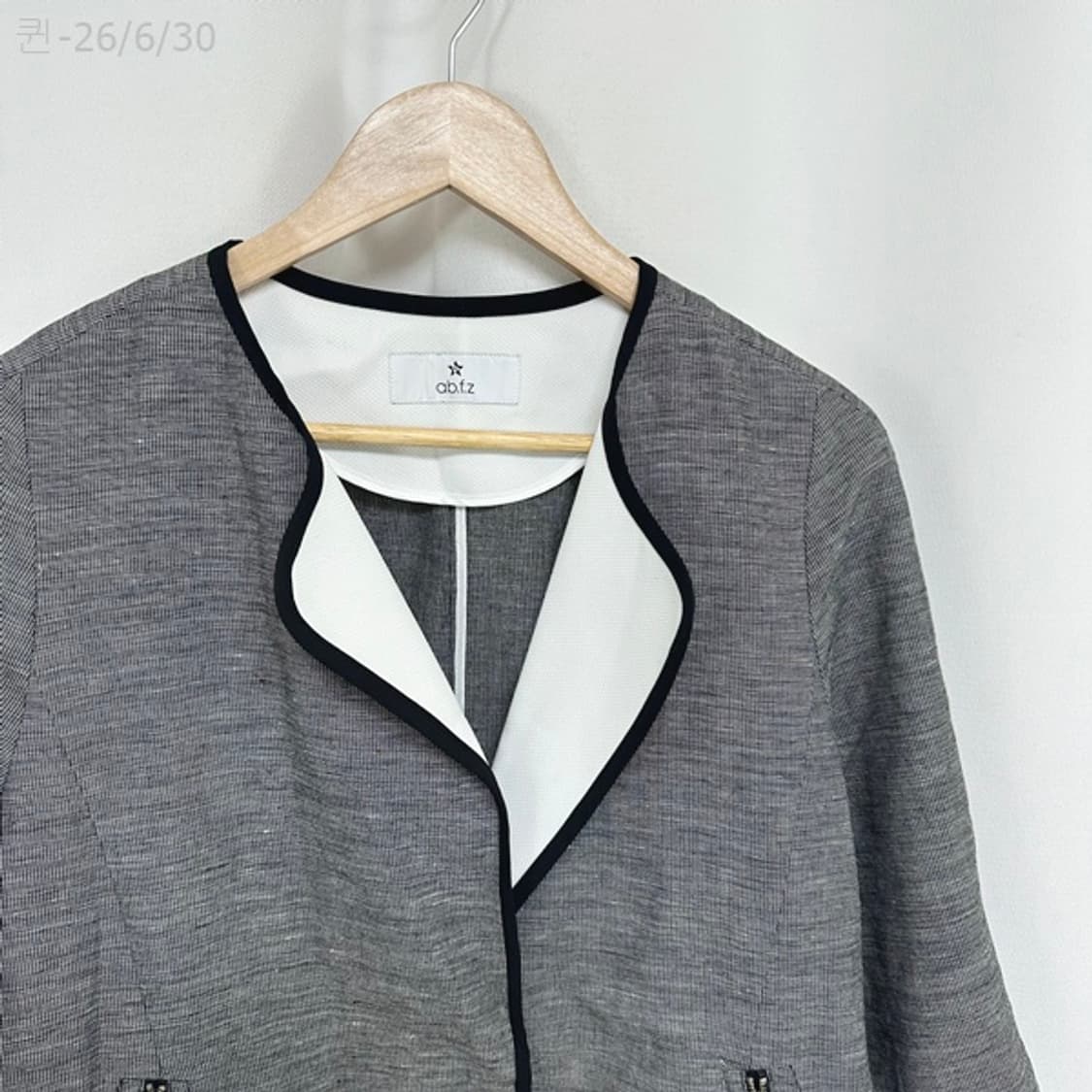 a.b.fz여자 얇은 자켓 가디건 그레이 FREE 상품이미지2