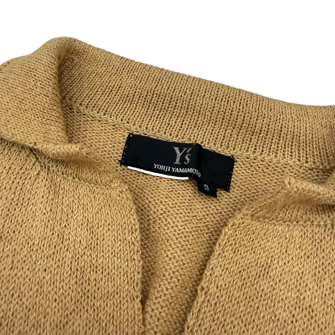 요지 야마모토 스티치 코튼 니트 7부 가디건 상품이미지7