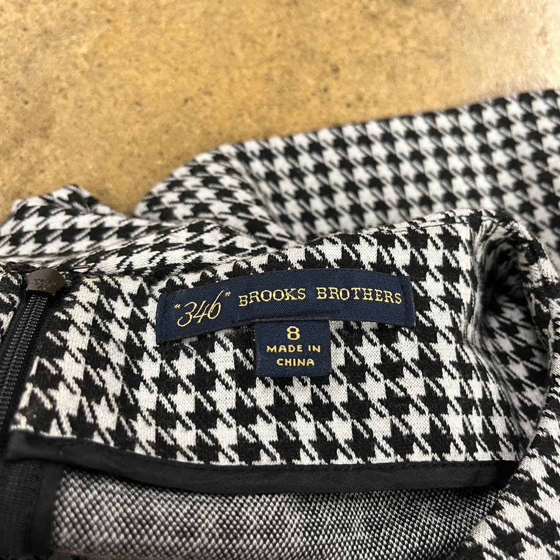 [정품/8] 브룩스 브라더스 깅엄체크 반팔 블라우스 b19 상품이미지4