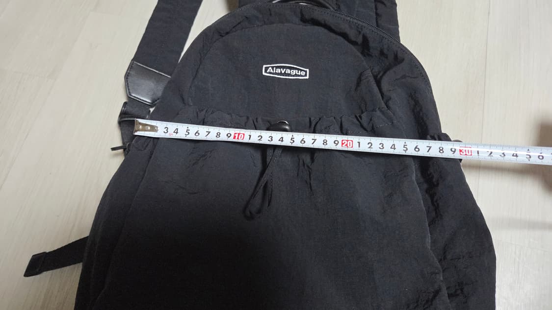 (착샷) 아라바그 듀공백 블랙 백팩 상품이미지7